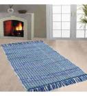 Azaani Chunky Blue Chindi Rug