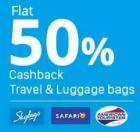 Flat 50% Off on HandBags and luggage Bags
