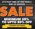 Minimum 30% - 80% off on Fashion (150000 Options)