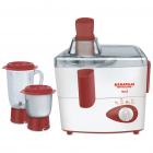 Maharaja Whiteline Real Happiness 450-Watt Juicer Mixer Grinder (Red and White)