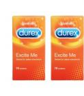 Durex Excite Me Condom  (Set of 2, 20S)