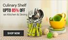 Kitchen & Dining upto 85% off + 10% extra Cashback with Mobikwik :