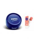 Nivea Cream 200 ml + Nivea Peach Lip Balm