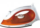 Mellerware SI01 1200-Watt Non-Stick Steam Iron (White/Orange)