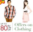 Upto 80% off on Clothing