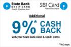9% Cash Back with State Bank Debit & credit cards