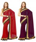 Sukuma Designer 2pc Saree Combo