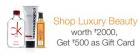 Shop Luxury Beauty worth Rs. 2000 & get Rs. 500 amazon gift card