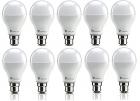 Syska SRL Base B22 9-Watt LED Bulb (Pack of 10, Cool White)