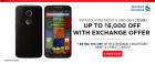Moto X 2nd Gen With Exchange Offer + Extra 10% Off with Standard Chartard Bank Cards