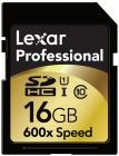 Lexar Professional 600X 16GB SDHC UHS-I Class 10 Flash Memory Card