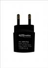 Portronics Wall Charger USB Adapter 1A POR 319 Black