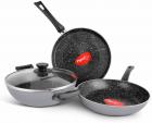 Pigeon Essentials Induction Bottom Cookware Set  (Aluminium, 1 - Piece)