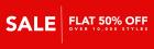 Flat 50% Off On Over 10000 Styles