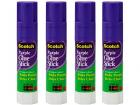 3M Scotch Purple Glue Stick - Pack of 4