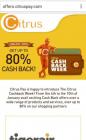 Get up to 80% cashback via Citrus wallet payment
