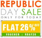 Flat 26% OFF (No Minimum Purchase)