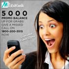 Grab upto 5000 promo balance