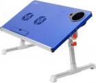 Flipkart SmartBuy Metal Portable Laptop Table  (Finish Color - Blue)