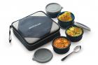 Bms Lifestyle Freshlunch Polypropylene Lunch Box Set, 4 Pieces , Blue