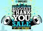 Bigger than the Biggest Thank You Sale from 5th – 10th October, 2015