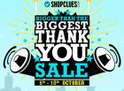 Bigger than the Biggest Thank You Sale from 5th – 10th October, 2015