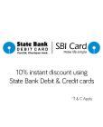 10% instant discount using State Bank Debit and Credit Cards