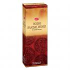 Hem Oodh Sandalwood Incense Sticks (9.3 cm X 6.0 cm X 25.5cm, Black )