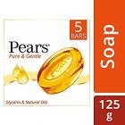 Pears Pure and Gentle Bathing Bar, 125g (Buy 4 Get 1 Free)