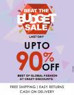 Upto 90% Off On Global Fashoin Sale