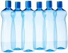 Princeware Aster Pet Fridge Bottle Set, 975ml, Set of 6, Blue