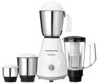 Lifelong 500 Watt Juicer Mixer Grinder 4 Jar, White/Grey (3 Stainless Steel Jar + 1 Juicer Jar)