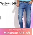 Lee , Wrangler & Pepe Men