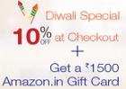 Extra 10% off + Rs 1500/- Amazon Gift Card on purchase of Large Appliance