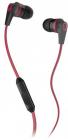 Skullcandy S2IKDY-010 Headset with Mic  (Black & Red, In the Ear)