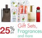 25% off on Gift Sets, Fragrances and more