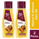 Hair & Care with Walnut & Almond,Non-Sticky Hair Oil, 500 x 2-1000 ml