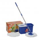 Gala Spin mop with easy wheels and bucket for magic 360 degree cleaning (with 2 refills)