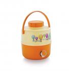 Cello Travel Star Plastic Insulated Water Jug, 10 litres, Orange