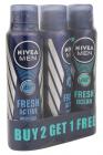 Nivea Fresh Active Deodrant, 150ml (Buy 2 Get 1 Free)