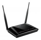 D-Link DSL-2750U Wireless N 300 ADSL2+ 4-Port Wi-Fi Router with Modem (Black)