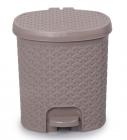 Cello Classic Plastic Pedal Dustbin, 12 litres, Grey