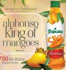 Tropicana Slice Alphonso, 600ml