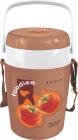 Nayasa Foodies Plastic Tiffin, 4-Pieces, Brown