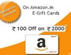 Amazon.in E-Gift Cards at 5% discount