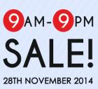 Season of 9s SALE from 9 am to 9 PM