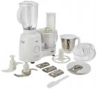 Inalsa Fiesta 650-Watt Food Processor (White/Grey)