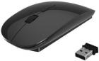 Tartarus Slim wireless mouse Black 2.4GHz 1600DPI Optical Mouse Mice Receiver PC Laptop,Black