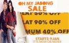 OH MY JABONG SALE - STARTS 9-JAN