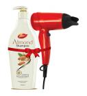 Dabur Almond Shampoo 350ml With Free Hair Dryer